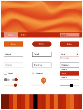 Eğik çizgili ışık kırmızı vektör stil rehberi. Degrade çizgiler ile renkli soyut resimde. Sen-ebilmek kullanma için açılış sayfaları bu şablonu.
