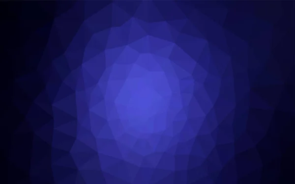 Fondo Poligonal Abstracto Vectorial Azul Oscuro Ilustración Abstracta Colorida Con — Vector de stock