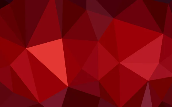 暗い赤ベクトル グラデーション三角形のテクスチャです 多角形のスタイルで完全に新しいカラー イラスト ビジネス デザインのブランドの新しいスタイル — ストックベクタ