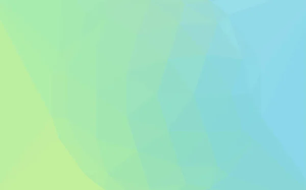 Hellblauer Grüner Vektorabstrakter Polygonaler Hintergrund Mit Einem Edelstein Der Mitte — Stockvektor