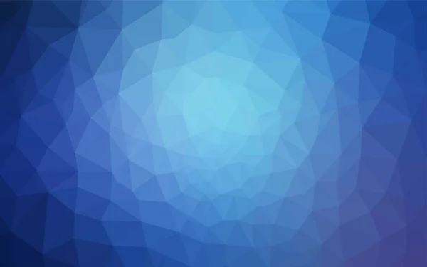 Hellblauer Vektor Mit Dreieckigem Hintergrund Polygonale Abstrakte Illustration Mit Farbverlauf — Stockvektor