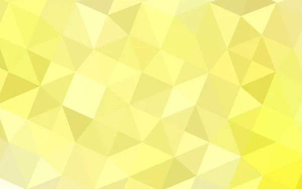 Hellgelbe Vektor Verschwommene Dreieck Vorlage Farbenfrohe Illustration Abstrakten Stil Mit — Stockvektor