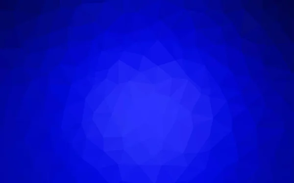 光の青いベクトル低ポリ カバー グラデーションで多角形のスタイルでカラフルなイラストです ブランド本の背景のパターン — ストックベクタ