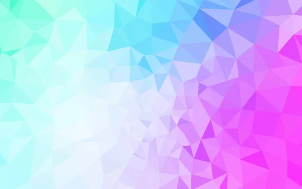 Licht Roze Blauwe Vector Abstract Mozaïek Achtergrond Creatieve Geometrische Illustratie — Stockvector