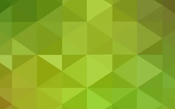 Hellgrüner Gelber Vektor Der Dreieckig Leuchtet Elegante Helle Polygonale Illustration — Stockvektor