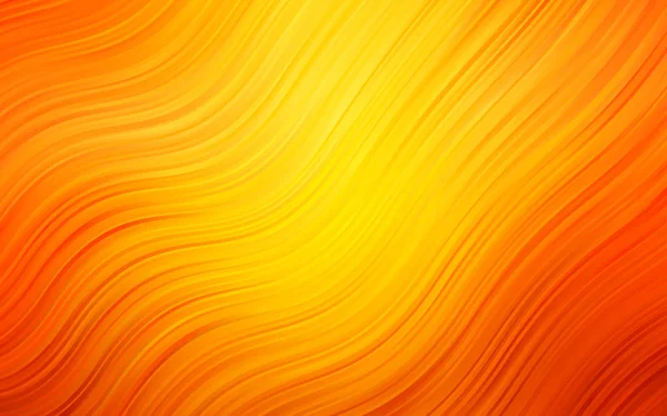 Шаблон Светло Оранжевого Вектора Изогнутыми Лентами Творческая Геометрическая Иллюстрация Мраморном — стоковый вектор