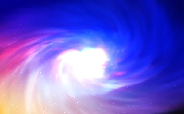 Ανοιχτό Ροζ Μπλε Διάνυσμα Πρότυπο Χώρο Αστέρια Λάμπει Έγχρωμη Εικονογράφηση — Διανυσματικό Αρχείο