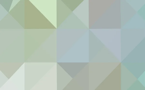 Fond Polygonal Vecteur Vert Clair Illustration Colorée Dans Style Abstrait — Image vectorielle