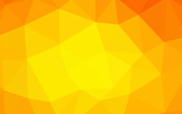 Light Orange Vector Polygon Layout Abstrato Ilustração Colorida Estilo Abstrato — Vetor de Stock