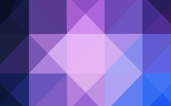 Rose Clair Bleu Vecteur Abstrait Fond Polygonal Illustration Abstraite Géométrique — Image vectorielle
