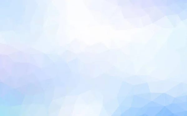 Rose Clair Bleu Vecteur Low Poly Layout Illustration Abstraite Colorée — Image vectorielle