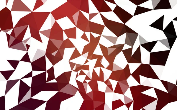 Mörk Röd Vector Polygonal Mall Kreativa Geometriska Illustration Origami Stil — Stock vektor