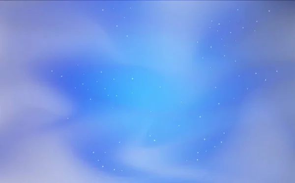 Samanyolu Yıldızlı Koyu Mavi Vektör Dokusu Soyut Şablonda Gökyüzü Yıldızlarıyla — Stok Vektör