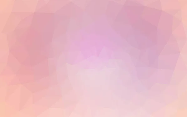 Světle Růžové Vektor Zářící Trojúhelníkový Kryt Tvůrčí Obrázek Polotónových Stylu — Stockový vektor