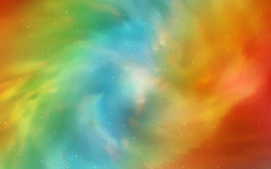 Uzay yıldızlı Light Multicolor vektör şablonu. Büyük Ayı yıldızlı modern soyut illüstrasyon. Astronomi web siteleri için desen.