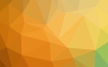 Açık yeşil, sarı vektör bulanık üçgen desen. Gradyan ile modern geometrik soyut resim. Tasarımınız için yeni bir doku.