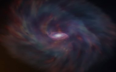 Koyu kırmızı uzay yıldızlı bir şablon. Büyük Ayı yıldızlı modern soyut illüstrasyon. İş ilanınız için akıllı tasarım.