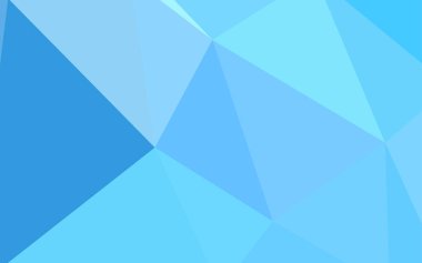 Hafif mavi vektör Çokgen arka plan. Gradyan ile poligonal soyut resim. Cep telefonu arka plan için şablon.