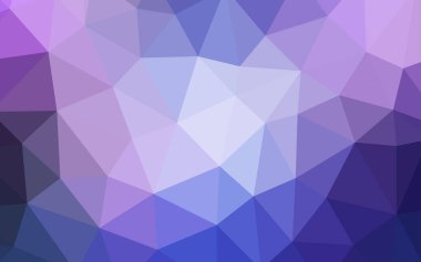 Pembe ışık, vektör üçgen mozaik şablon mavi. Geometrik şekil gradyan ile Origami tarzında. İş tasarımınız için yeni stil.