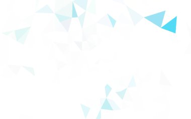 Açık Kırmızı Vektör Mozaik Şablonu. Üçgenli renkli soyut çizimler. İşiniz için en iyi üçgen tasarım.