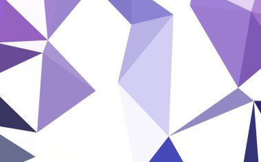 Pembe ışık, vektör poligonal şablon mavi. Üçgenler ile renkli resimde parlayan. Desen için bir marka kitabın zemin.