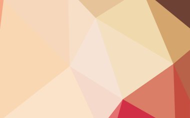 Pembe ışık, vektör üçgen mozaik şablon sarı. Renkli resimde gradyan ile poligonal tarzı. İş tasarımınız için yeni stil.