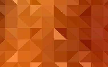 Işık turuncu vektör düşük poli kapak. Renkli resimde üçgenler ile soyut tarzda. Cep telefonu arka plan için şablon.