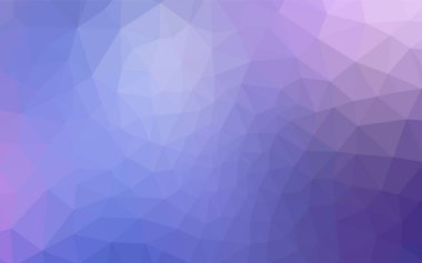 Pembe ışık, vektör soyut mozaik zemin mavi. Üçgenler ile renkli soyut resimde. Marka kitap için yeni şablon.