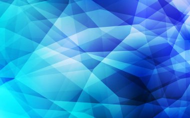 Hafif mavi vektör soyut mozaik arka plan. Gradyan ile zarif parlak poligonal illüstrasyon. Web siteniz için yeni bir doku.