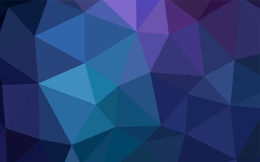 Koyu pembe, mavi degrade üçgenler şablon vektör. Üçgenler ile renkli resimde parlayan. İşiniz için en iyi üçgen tasarım.