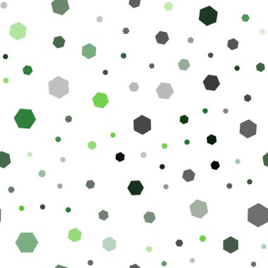 Koyu yeşil renkli altıgenler ile sorunsuz doku vektör. Soyut illüstrasyon renkli altıgenler ile. Marka kitap için yeni şablon.