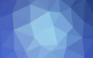 Açık mavi, yeşil vektör üçgen mozaik kapak. Üçgenler ile modern soyut resim. Web siteniz için köşeli tasarım.