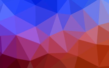 Açık mavi, kırmızı vektör degrade üçgenler doku. Üçgenler ile modern soyut resim. Senin arka plan için dokulu deseni.