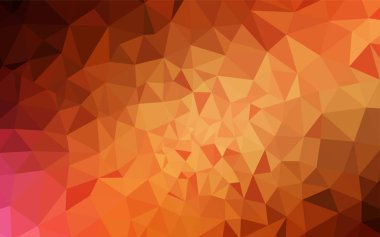 Koyu kırmızı vektör Çokgen arka plan. Glitter soyut resim zarif bir üçgen ile. Web siteniz için yeni bir doku.