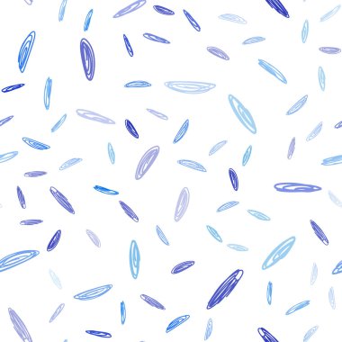 Açık mavi, sarı vektör sorunsuz arka plan ile bubbles. Soyut illüstrasyon renkli baloncuklar doğa tarzı ile. Reklam, poster, afiş, Web sitenizin için yeni tasarım.