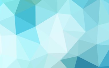 Açık mavi, vektör soyut poligonal model yeşil. Geometrik şekil gradyan ile Origami tarzında. Senin arka plan için dokulu deseni.