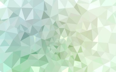 Işık yeşil vektör düşük poli düzeni. Gradyan ile zarif parlak poligonal illüstrasyon. İşiniz için yeni tasarım.