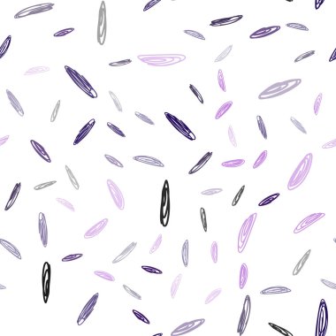 Koyu mor, pembe daireler ile sorunsuz şablon vektör. Modern Soyut illüstrasyon renkli su ile bırakır. Desen doku duvar kağıdı olarak kullanılabilir.