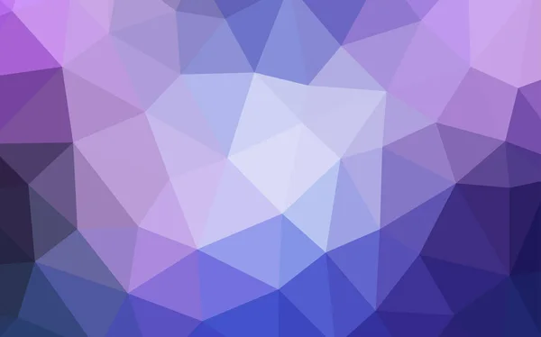Hellrosa Blaues Vektordreieck Mosaikschablone Geometrische Darstellung Origami Stil Mit Farbverlauf — Stockvektor