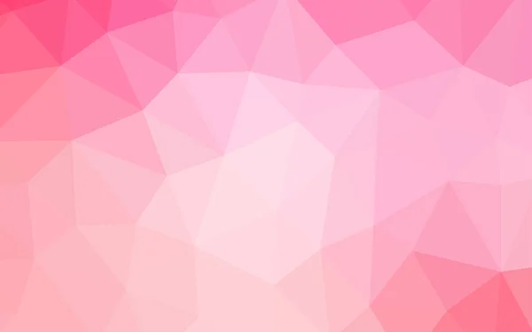 Rose Pâle Motif Polygonal Abstrait Vecteur Jaune Illustration Colorée Dans — Image vectorielle