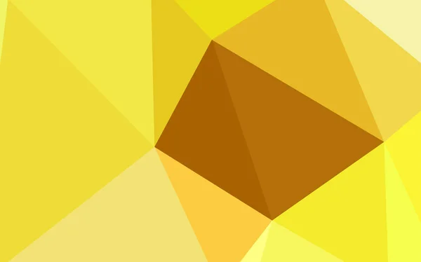 Hellorange Vektorpolygon Abstraktes Layout Eine Völlig Neue Farbillustration Polygonalen Stil — Stockvektor