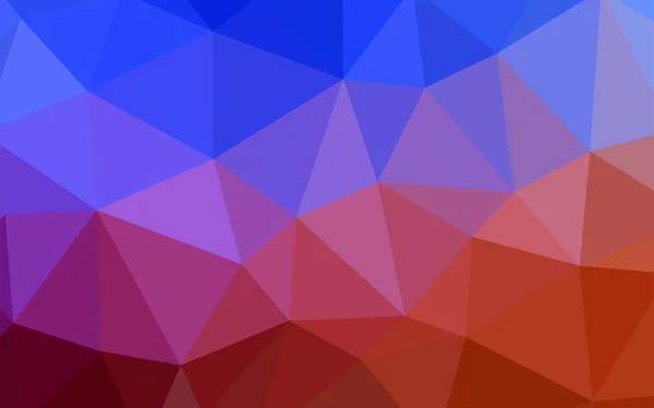 Azul Claro Rojo Vector Gradiente Triángulos Textura Ilustración Abstracta Moderna — Vector de stock