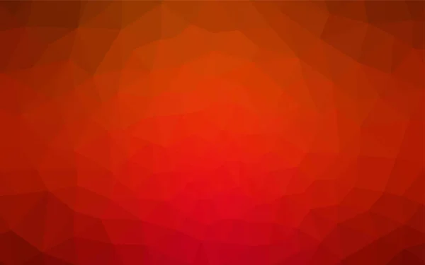 Modèle Mosaïque Triangle Vectoriel Rouge Clair Illustration Abstraite Colorée Avec — Image vectorielle
