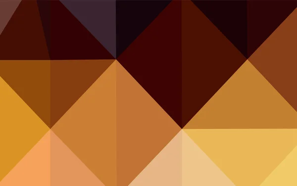 暗いオレンジ色ベクトル低ポリゴンのテクスチャです グラデーションで抽象的なスタイルにカラフルなイラスト ブランド本の新しいテンプレートを使用できます — ストックベクタ