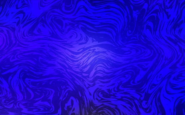 Patrón Vectorial Azul Oscuro Con Formas Lava Ilustración Abstracta Colorida — Vector de stock