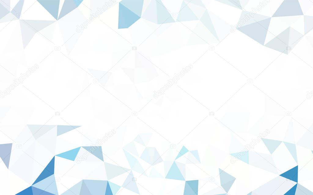Light Blue, Green vector low poly layout. Shining colorful illustration with triangles. Brand new design for your business.