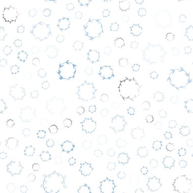 Hafif mavi vektör noktalar ile sorunsuz kapak. İllüstrasyon renkli soyut daireler parlayan ayarlanmış. Desen-ebilmek var olmak kullanılmış için fütüristik reklam, kitapçıklar.