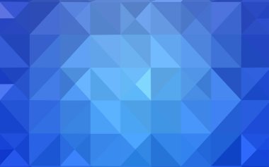 Hafif mavi vektör düşük poli düzeni. Geometrik şekil gradyan ile Origami tarzında. İş tasarımınız için üçgen desen.