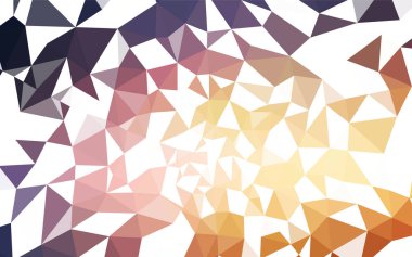 Açık mavi, sarı üçgen kapak parlayan vektör. Geometrik şekil gradyan ile Origami tarzında. Tamamen yeni bir tasarım sizin broşürü.