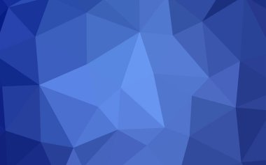 Işık Mavisi vektör soyut mozaik deseni. Üçgenli renkli soyut çizimler. Dizaynınız için üçgen desen.